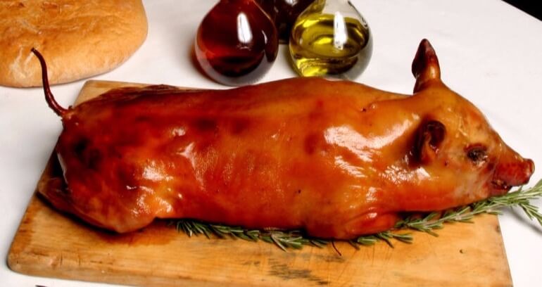 Lechones Fin de Año en Mesón del Cid