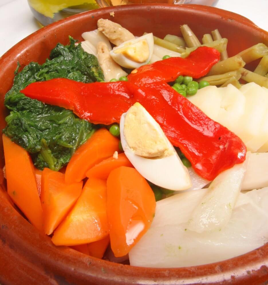 Menestra de Verduras a la Vasca en Mesón del Cid