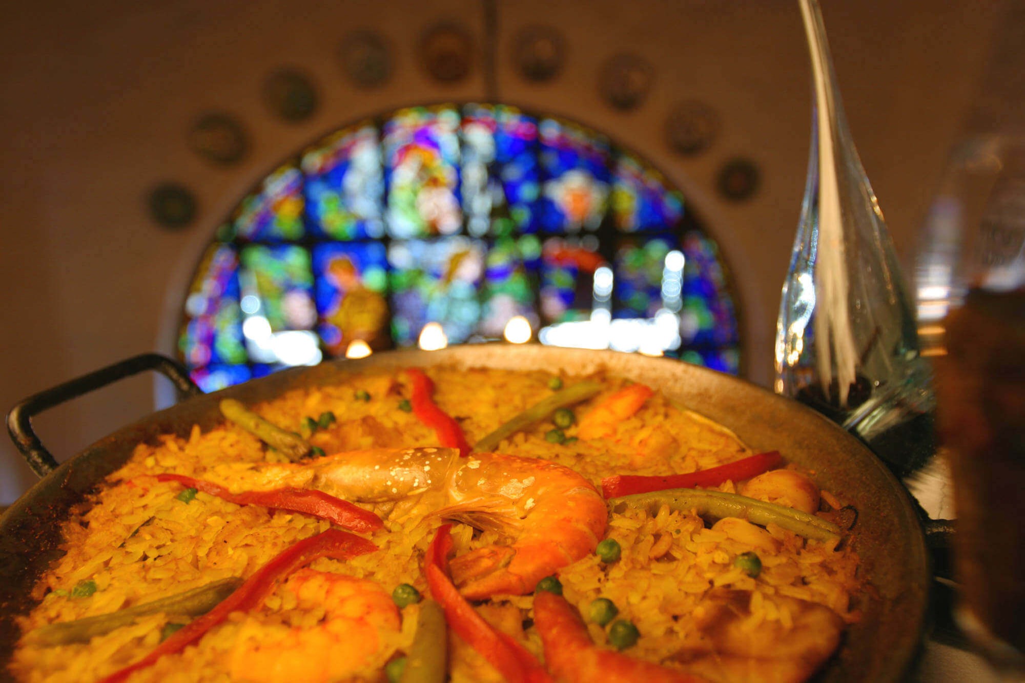 Paella Mesón del Cid en Mesón del Cid